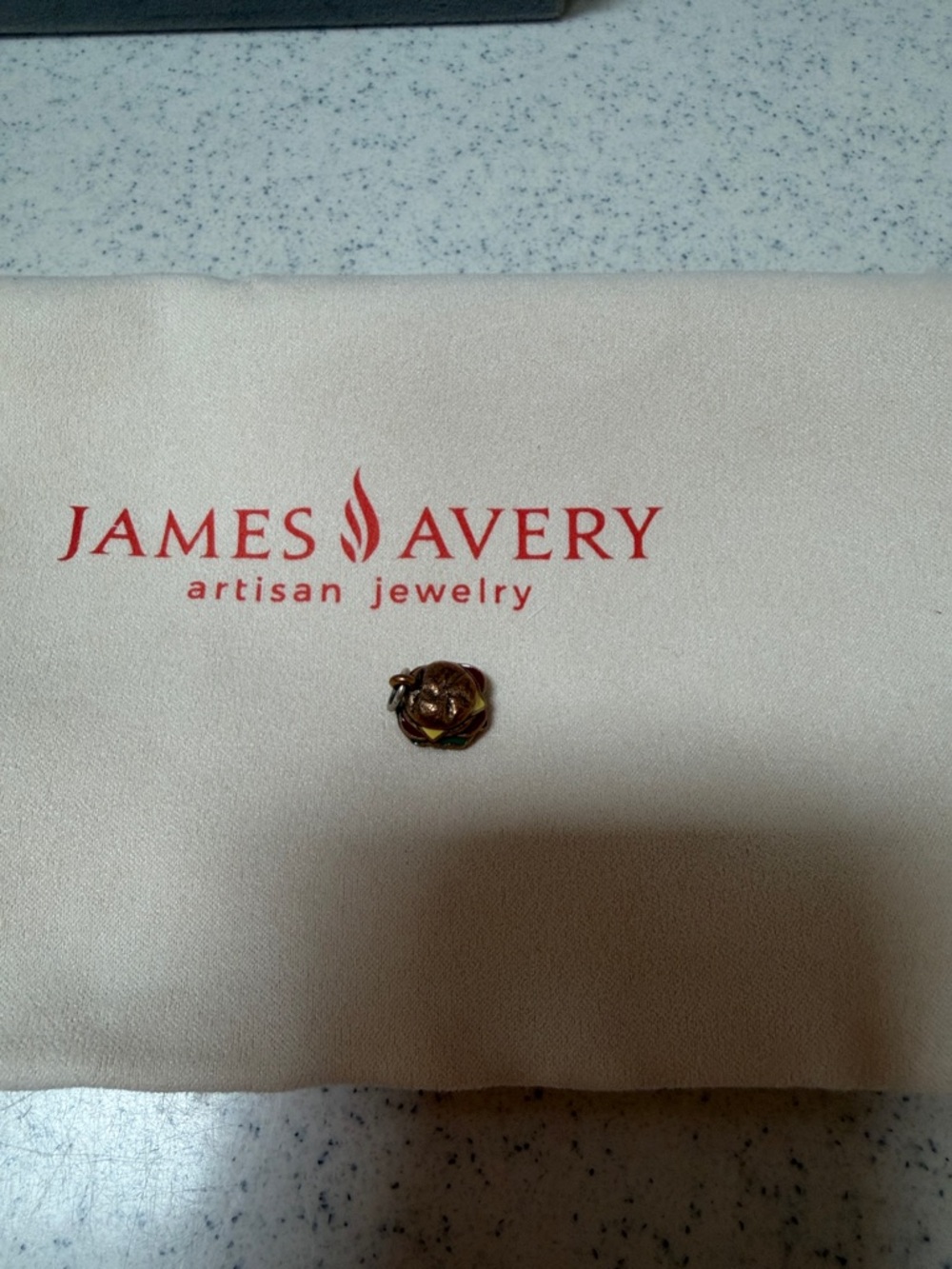 James Avery, new, loop uncut, retired hamburger charm